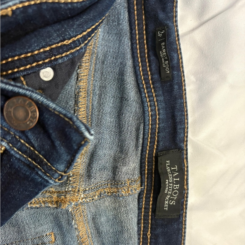 Talbots Blue Bootcut Jeans with Classic Indigo Wash